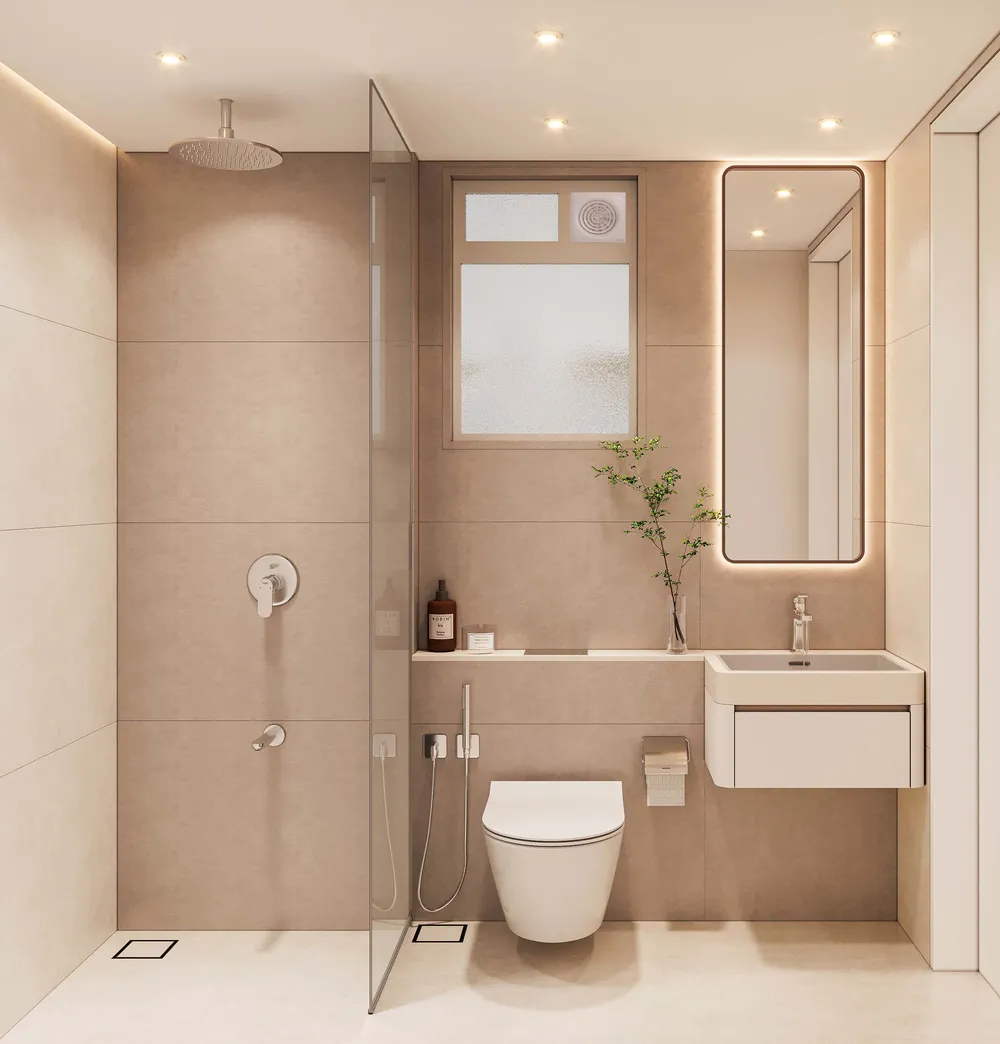 Estoria Showflat By Rustomjee Parents Bathroom