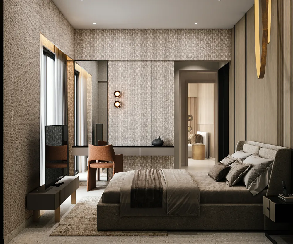 Estoria Showflat By Rustomjee Master Bedroom