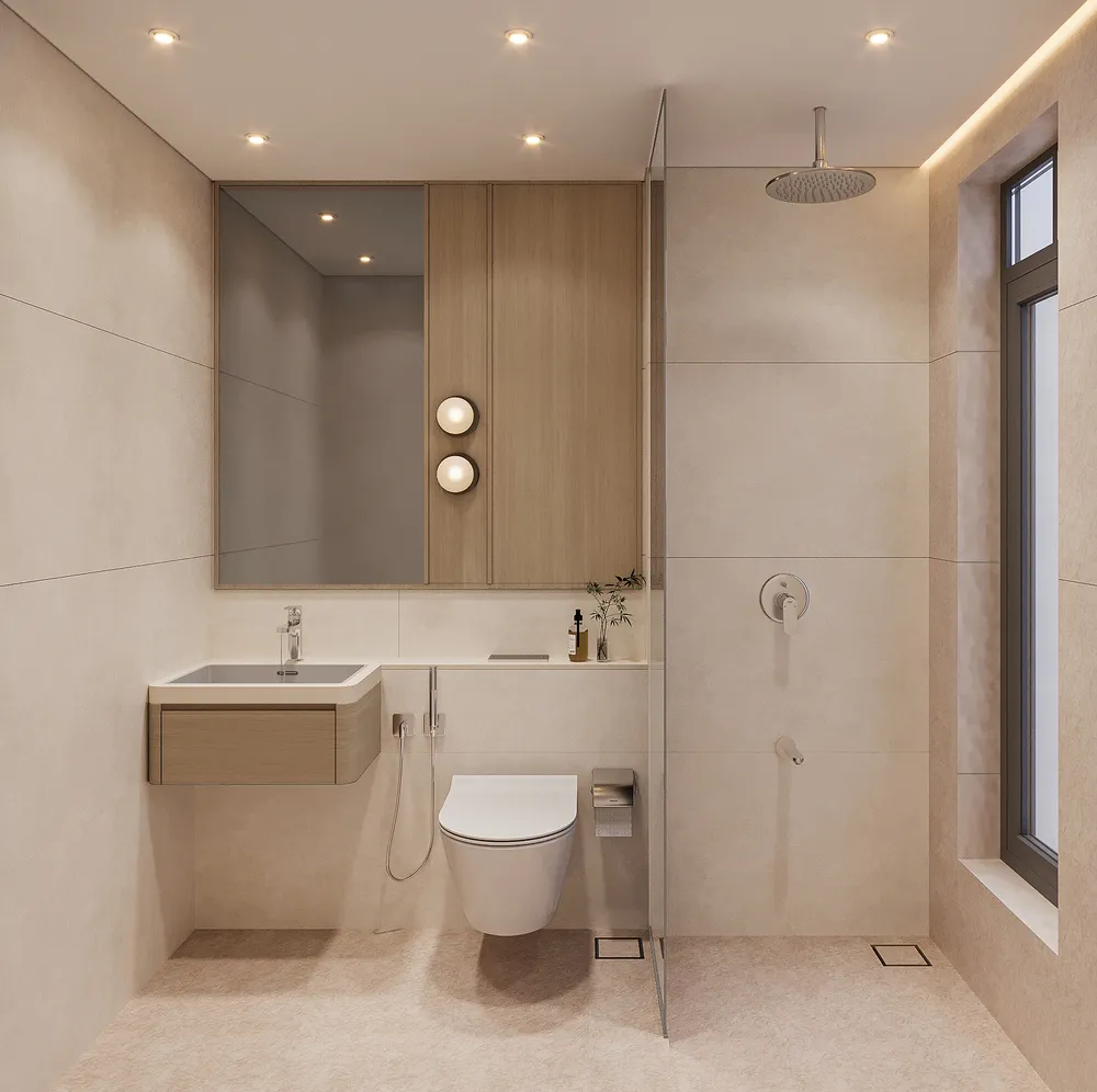 Estoria Showflat By Rustomjee Master Bathroom