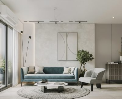 01 Vista 3bhk Showflat By Mahindra Lifespaces Living Room