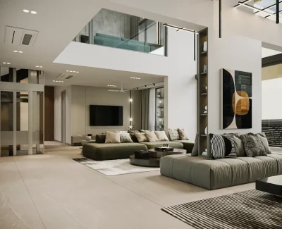 THE FINESSE – INDORE Living Room 2