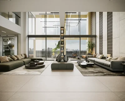 THE FINESSE – INDORE Living Room