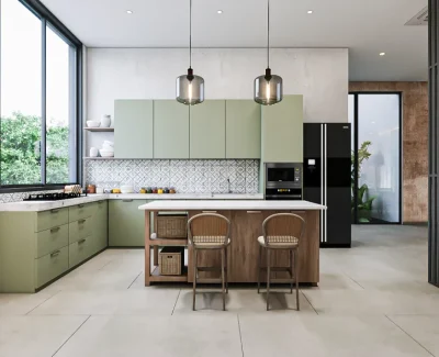 The Earthy Brew kitchen