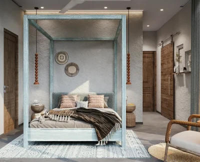 The Earthy Brew master bed